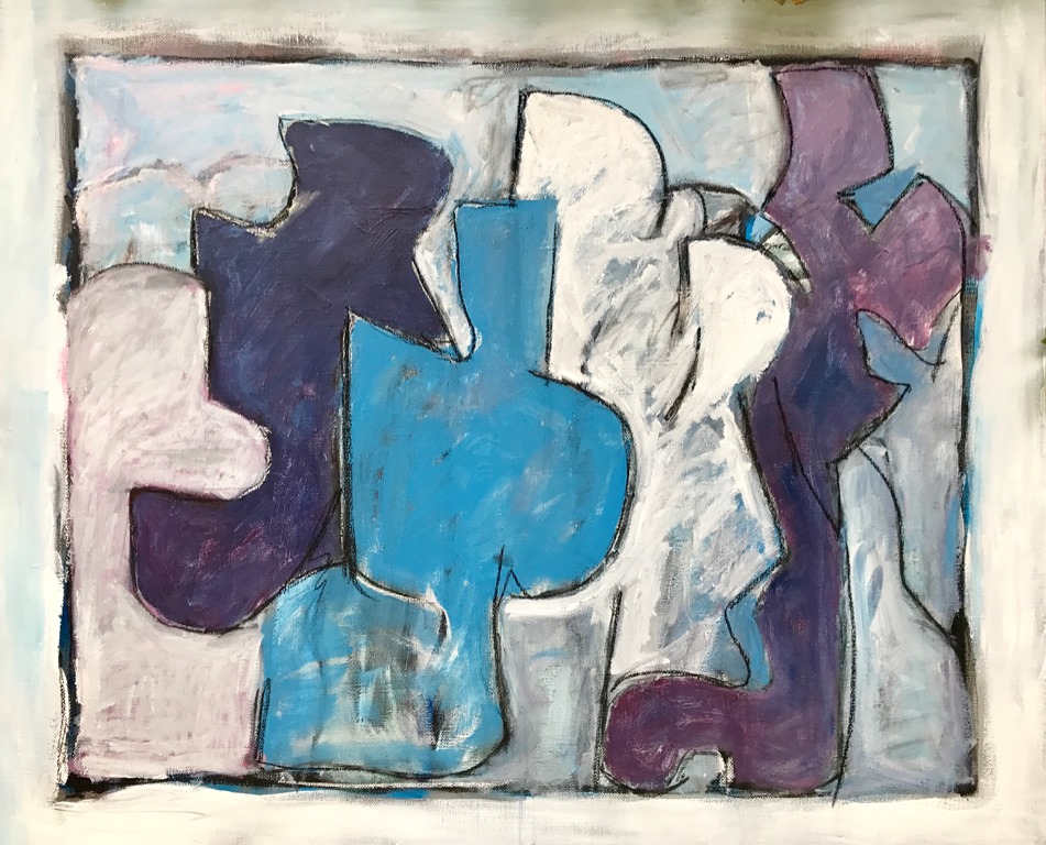 Opzet nieuw schilderij